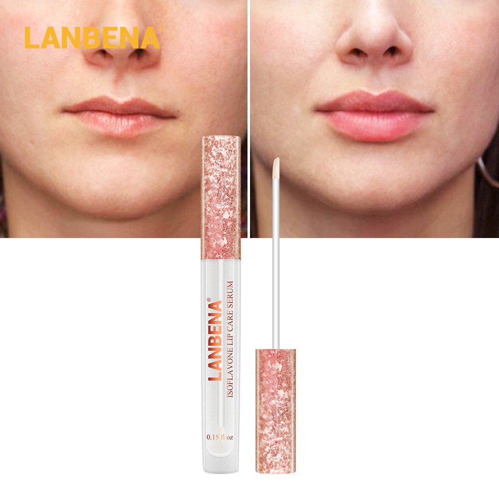 (Hàng Mới Về) Serum Dưỡng Môi Lanbena Giúp Môi Căng Mọng Và Giảm Đường Viền Môi