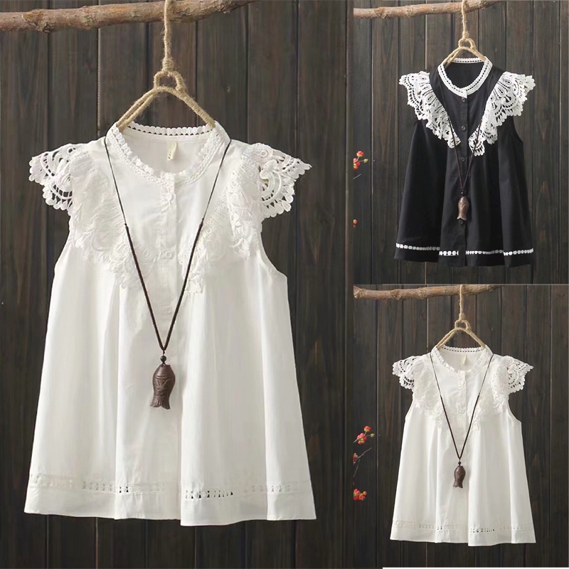 ZANZEA Áo Nữ Không Tay Phối Ren Thời Trang Quyến Rũ | BigBuy360 - bigbuy360.vn