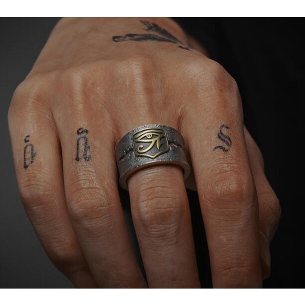 Nhẫn Nam Bạc Đẹp Cá Tính Unisex HipHop Basic Ngầu Trơn Nam Ximen Ring Lucifer Store Nhẫn Titan Không Gỉ - Ximen