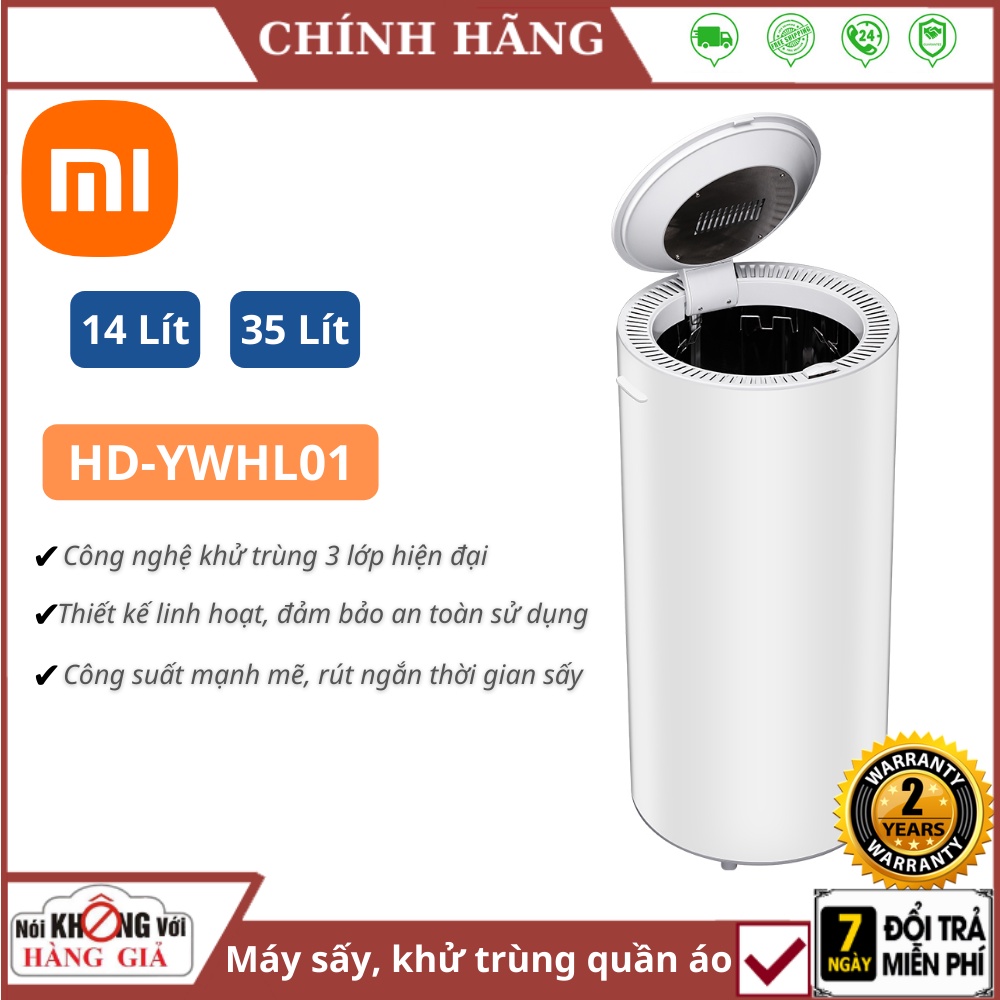 Máy Sấy Quần Áo Xiaomi HD-YWHL01  FREESHIP  UV Khử Trùng Ozone , diệt khuẩn và mùi hôi tới 99%