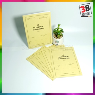 Combo 5 quyển sổ thu, chi đảng phí v..., mẫu số s03/đp