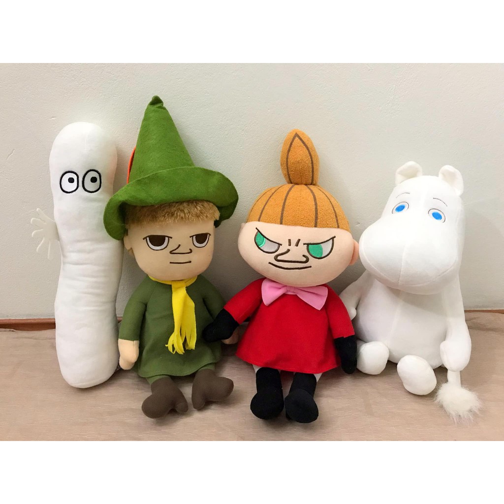 Full set Bộ 4 em Nhân vật trong Moomin - Hàng Nhật New nguyên tag
