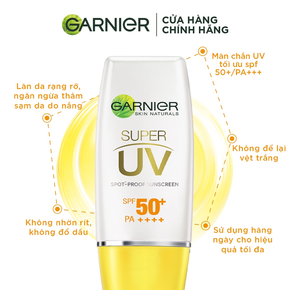 Kem Chống Nắng Garnier Sáng Da New 30ml COCOLUX