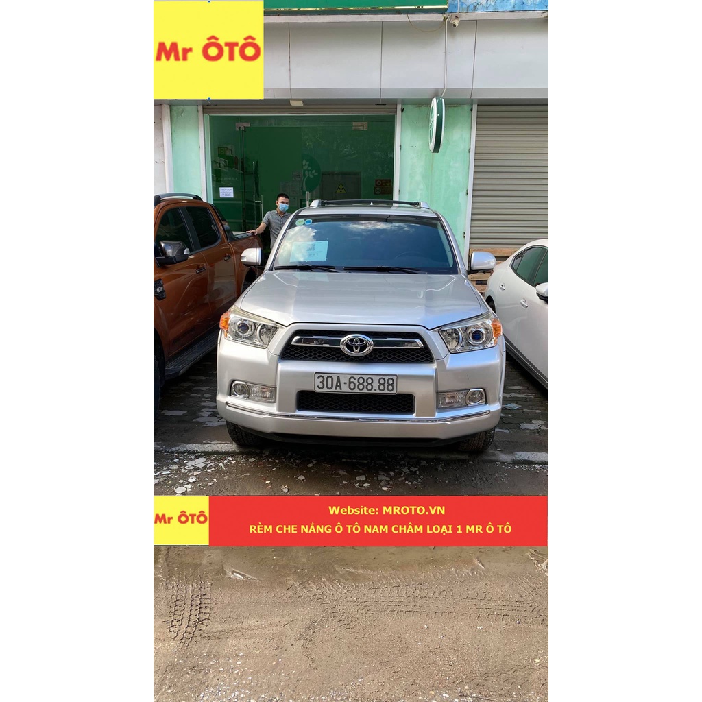 Rèm Che Nắng Toyota 4Runner Loại 1 Mr.Ô Tô. Chuẩn From. Dày Dặn. Bảo Hành 2 Năm