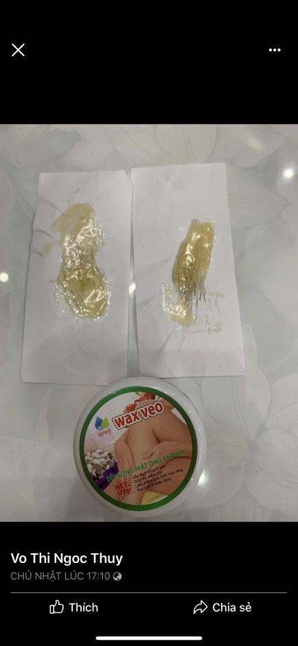 Wax lông veo