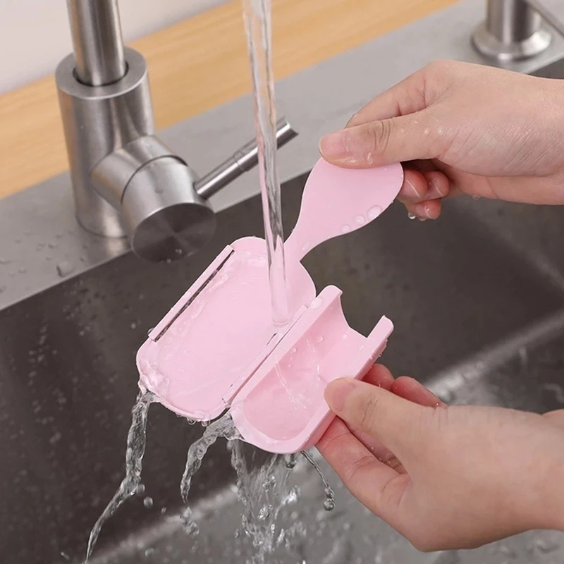 Giá đỡ muỗng múc cơm đa năng có thể tháo rời tiện lợi cho nhà bếp
