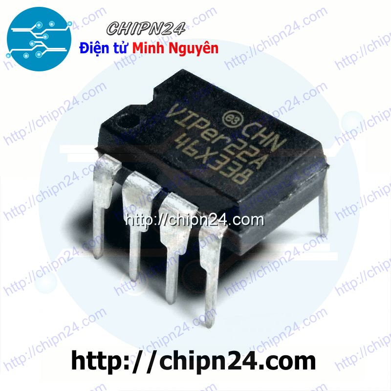 [2 CON] IC VIPer22 DIP-8 (VIPer22A IC Nguồn)