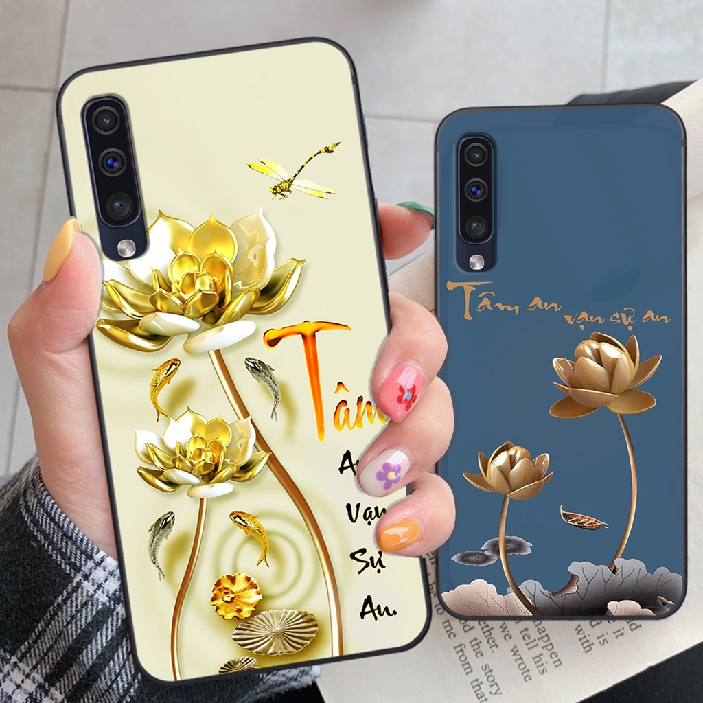 Ốp lưng Samsung A30S/A50/A50S/A70 phiên bản cha mẹ - vợ chồng- chữ thư pháp Tâm, nhẫn, phúc lộc thọ cực đẹp và ý nghĩa