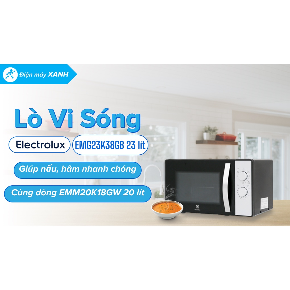 LÒ VI SÓNG ELECTROLUX EMG23K38GB