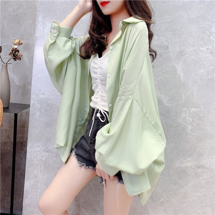 Áo Khoác Chống Nắng Dáng Rộng Thời Trang Mùa Hè Phong Cách Phương Tây 2022 Cho Nữ