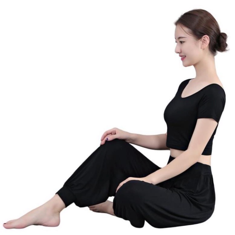 Đồ tập yoga nữ, set đồ tập Alibaba chất vải co giãn thấm hút tặng kèm mút ZeroshopQN14