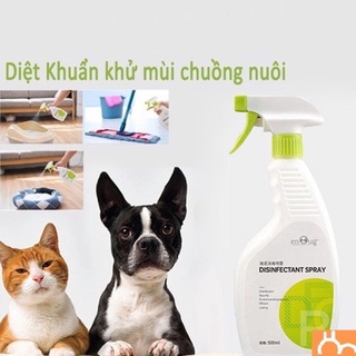 Xịt sát trùng Khử mùi Enoug Díinfectant Spray cho thú cưng chó mèo - thumbnail