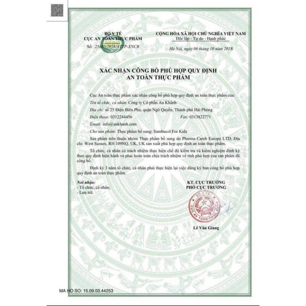 Siro Sambucol Tăng Sức Đề Kháng Cho Bé Trên 1 Tuổi của Anh 120ml giàu Vitamin C và kẽm giúp tăng đề kháng hiệu quả