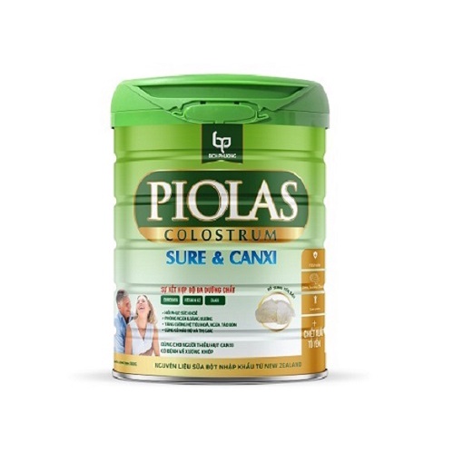 LON PIOLAS 900gTừ 1-10 tuổi.Phát triển chiều cao và trí não, bổ sung canxi