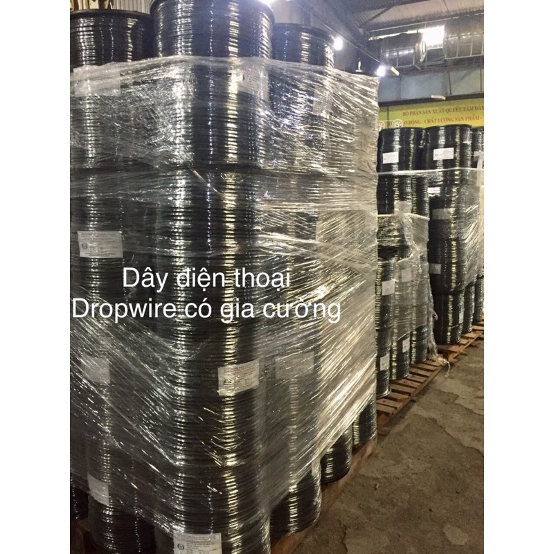 Dây Mạng Cat 3 dongsung 4 Sợi Cuộn 500m Có Cường Lực Có Dầu