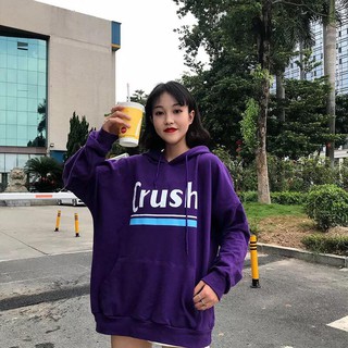 ÁO HOODIE NỈ OVERSIZE CRUSH
