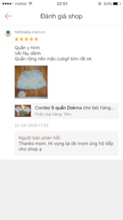 Quần Dokma cho bé