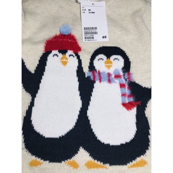 Áo len cánh cụt cho bé