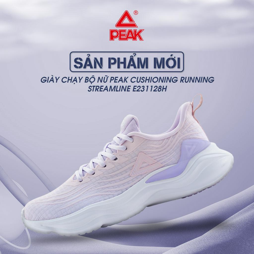 Giày chạy bộ Nữ PEAK Cushioning Running Streamline E231128H