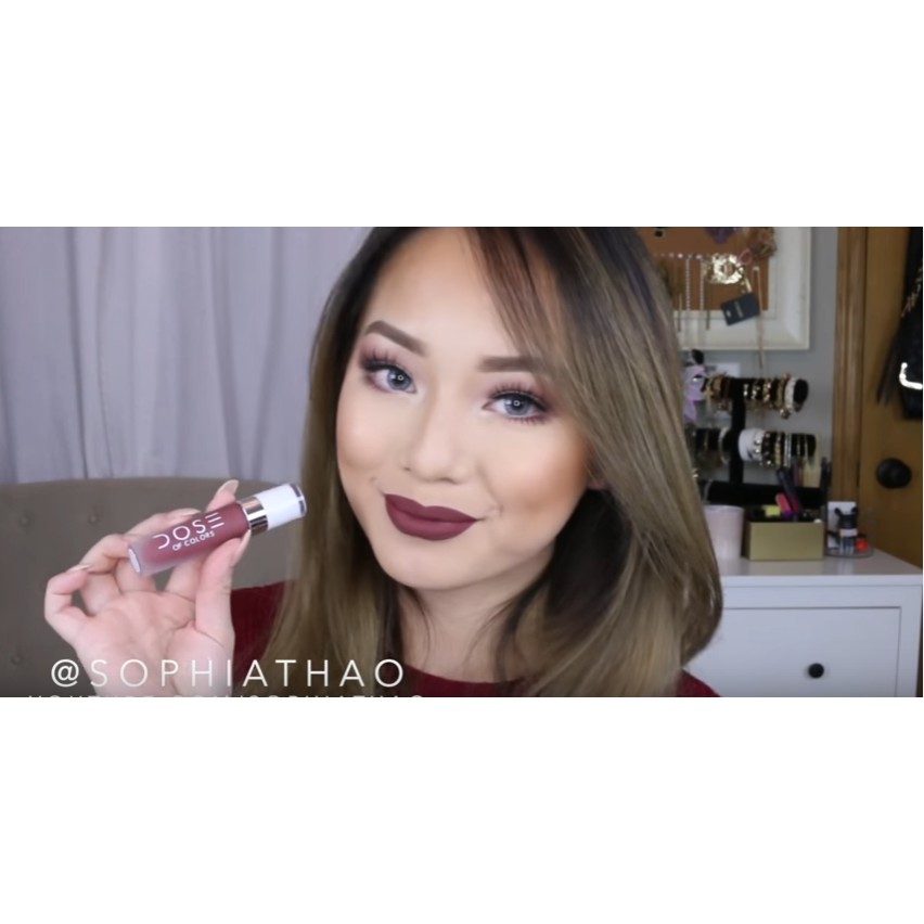 [CHÍNH HÃNG] SON DOSE OF COLORS MATTE LIQUID LIPSTICK