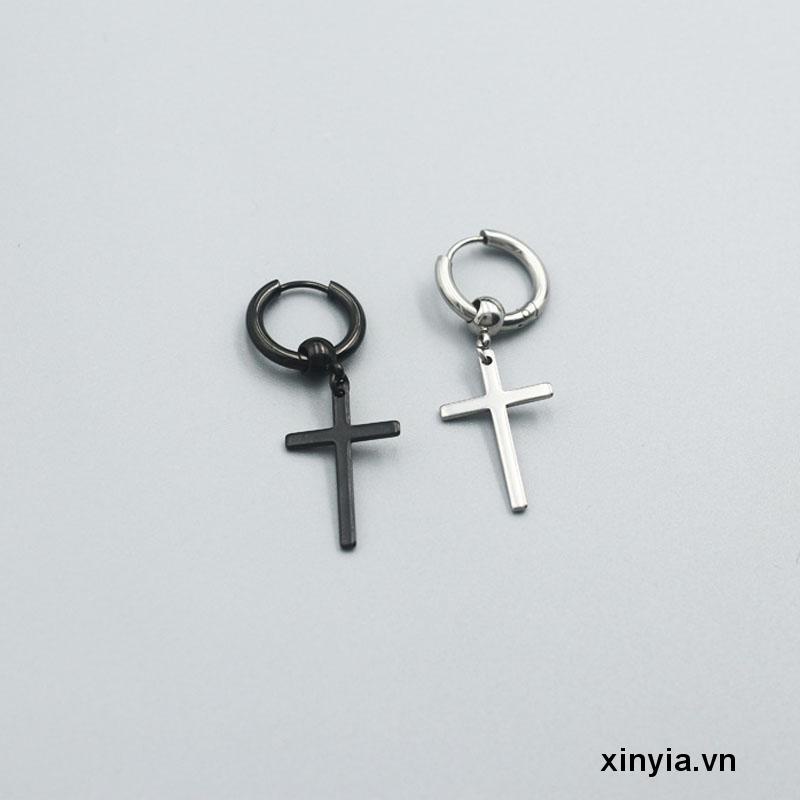 Bông Tai Dạng Dây Xích Bằng Thép Không Gỉ Thời Trang Cá Tính