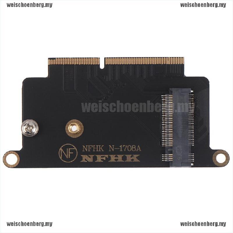 Thẻ chuyển đổi NVMe M.2 ngff ssd cho macbook pro a1708 2016 2017 13&quot;