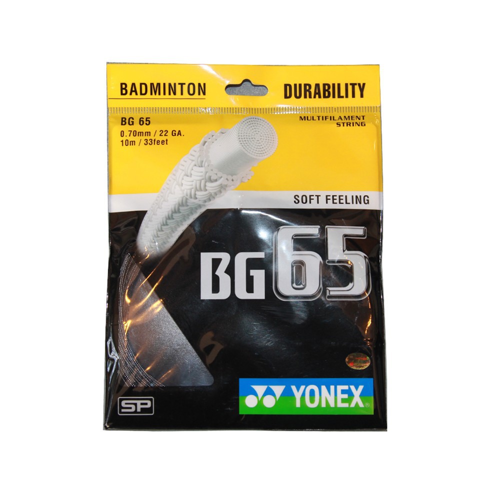 DÂY CƯỚC CĂNG VỢT YONEX BG 65 đủ 3 TEM CHÍNH HÃNG- Nhà phân phối chính hãng- Sport Huế