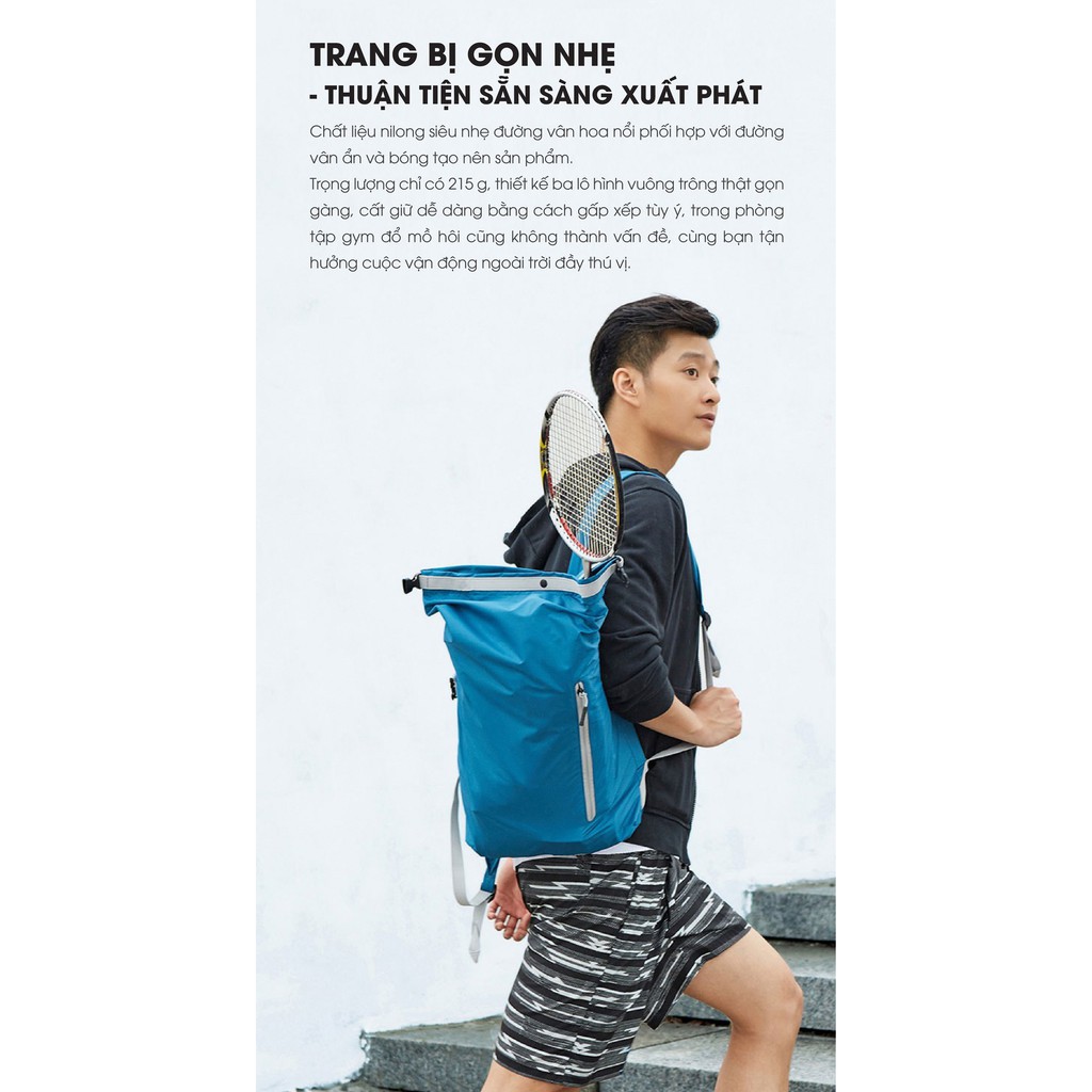 Balo thể thao XIAOMI 90 point sport backpack 201 20l- chống thẤm nước - hàng chính hãng