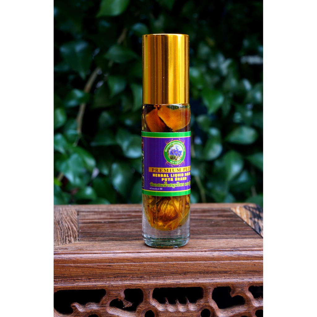 «8cc» 🎈 Dầu Gió Lăn 19 Vị Thảo Dược OTOP - Herbal Liquid Balm Puya Brand Thái Lan ❃