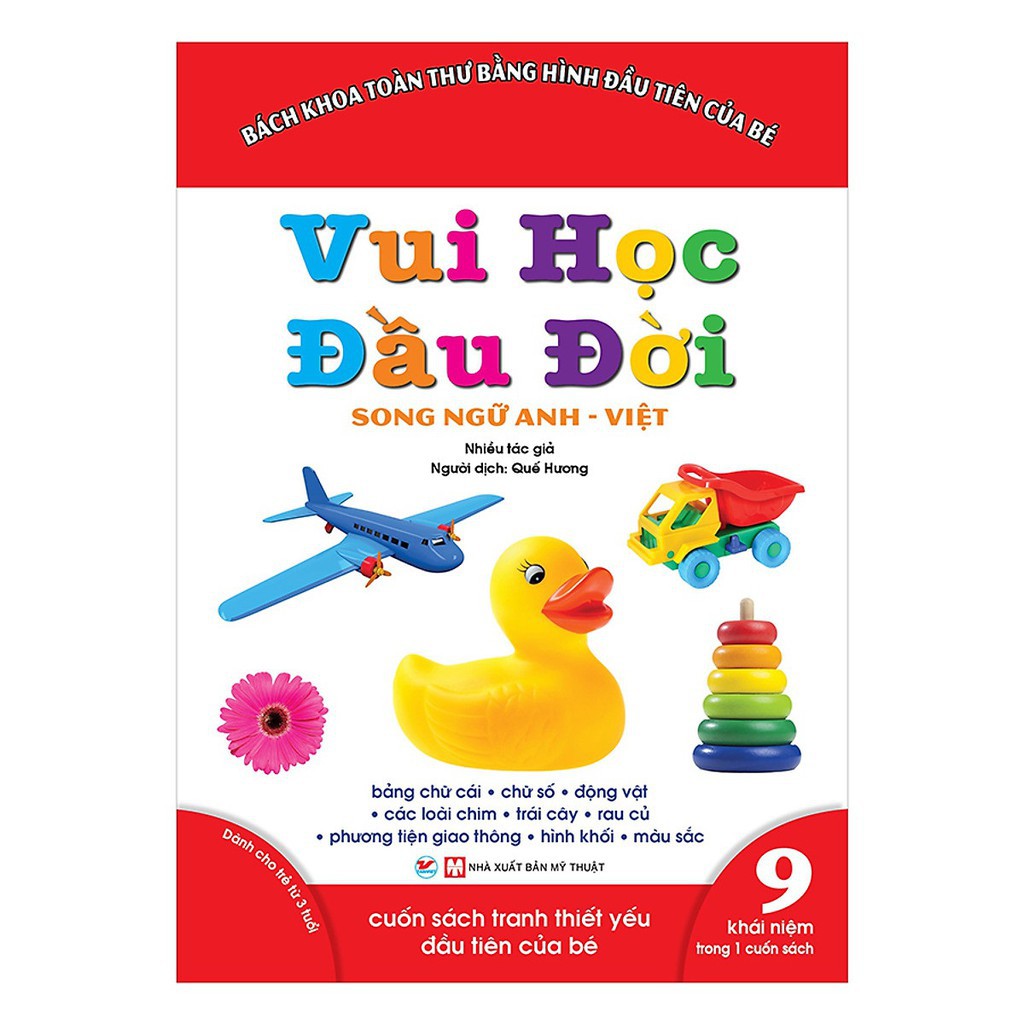 Sách - Vui Học Đầu Đời - Song Ngữ Anh - Việt: Dành Cho Trẻ 3 Tuổi