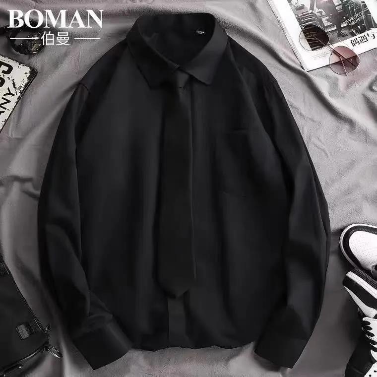 Bộ Áo Sơ Mi + Cà Vạt + Quần Tây Thời Trang Lịch Lãm Cho Nam