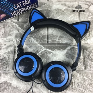 Tai Nghe Headphone Tai Mèo có đèn LED siêu cute