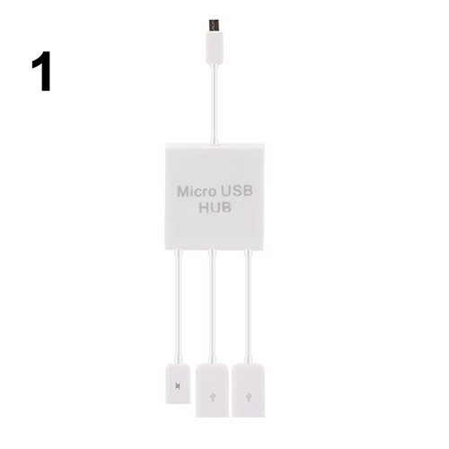 Dây cáp chia đầu OTG sang hai cổng USB 2.0 3 trong 1