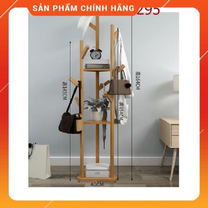 Sale - Xả kho thanh lý mắc áo thông minh gỗ - mắc treo quần áo đa năng