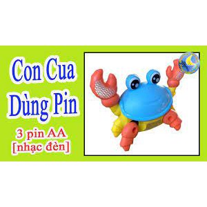 Đồ chơi trẻ em con cua phát nhạc chạy pin cho bé
