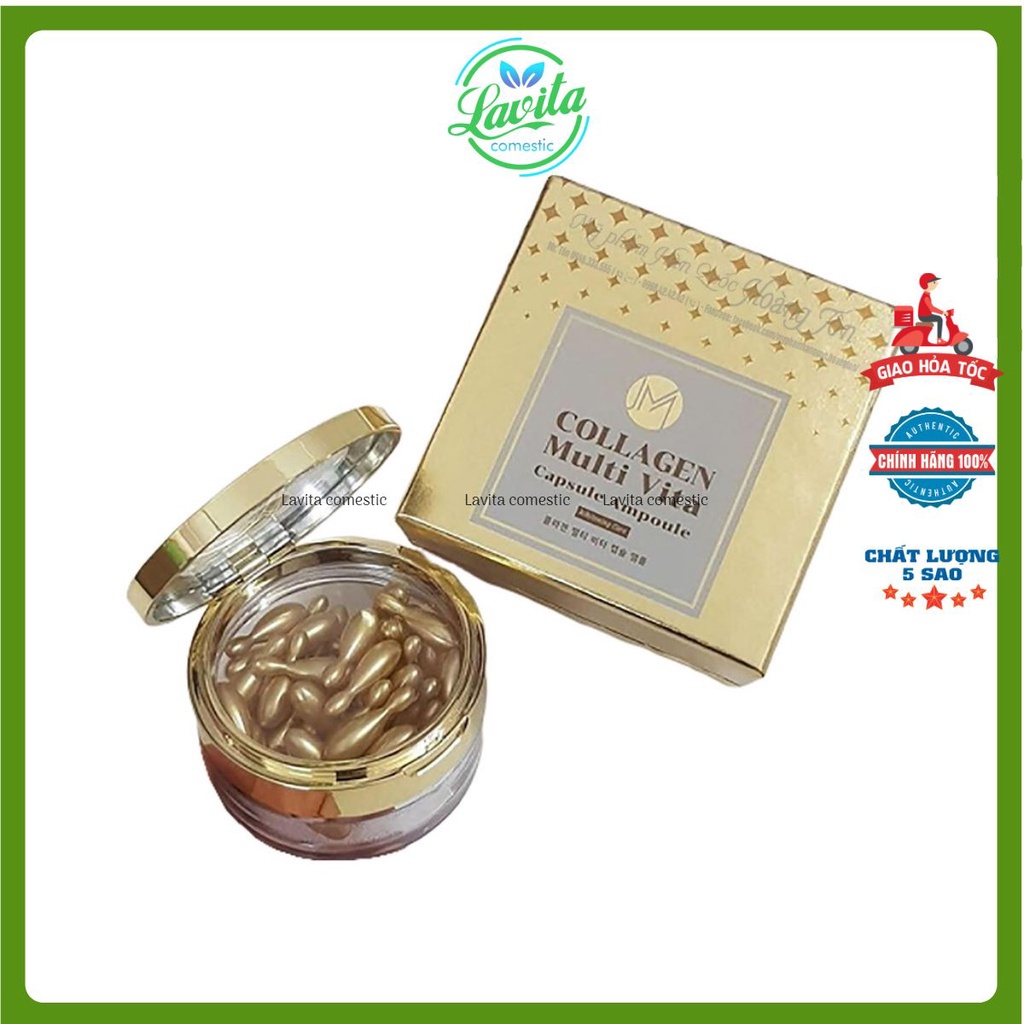 Viên Collagen tươi Ampoule  Colagen Tươi Ammud 38 viên -Huynmio