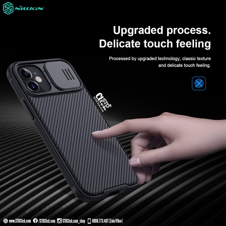 ỐP LƯNG IPHONE 12 MINI NILLKIN CAMSHIELD PRO BẢO VỆ CAMERA CHÍNH HÃNG