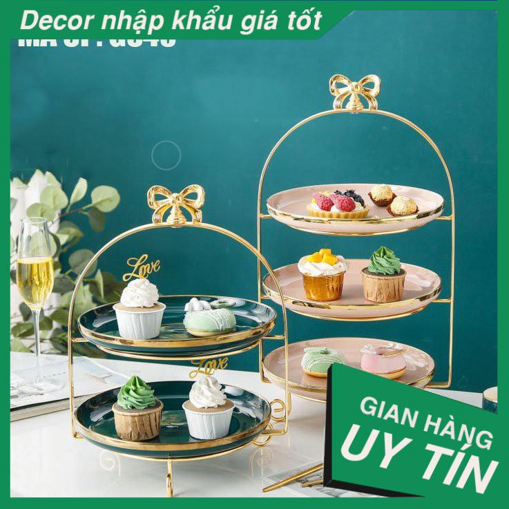 xuất khẩu Châu Âu, đĩa sứ khung vàng sang trọng