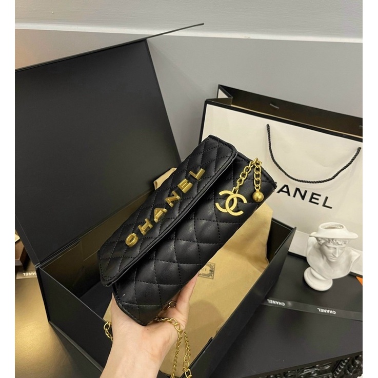 TÚI Đeo CHÉO/clutch cầm tay chám tag CHA.NEL