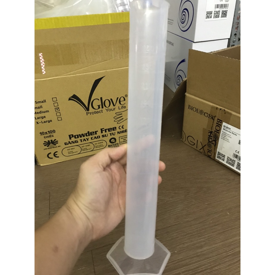 Ống đong nhựa Polypropylene 250ml, 500ml, 1000ml