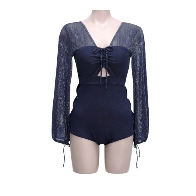 Đồ bơi nữ kín đáo QUEEN BIKINI Bikini liền thân tím Quảng châu BIK007 | BigBuy360 - bigbuy360.vn