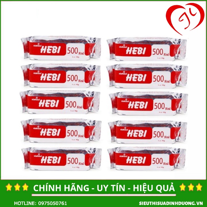 Combo 10 gói Bánh HeBi 92g