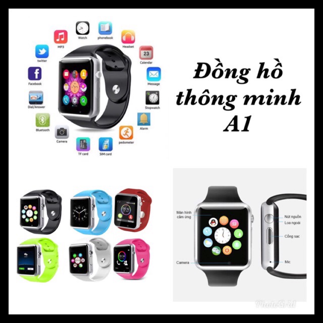 Đồng hồ thông minh Smart Watch A1