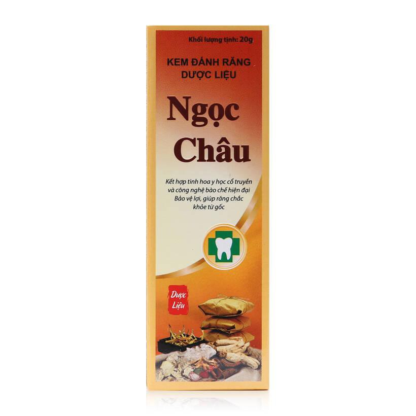 Kem đánh răng dược liệu Ngọc Châu truyền thống tuýp 20grm - NC1-05