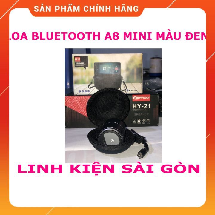 LOA BLUETOOTH A8 MINI MÀU ĐEN