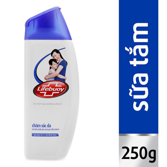 Sữa tắm kháng khuẩn Lifebuoy Bảo vệ vượt trội Đỏ/Xanh 250g