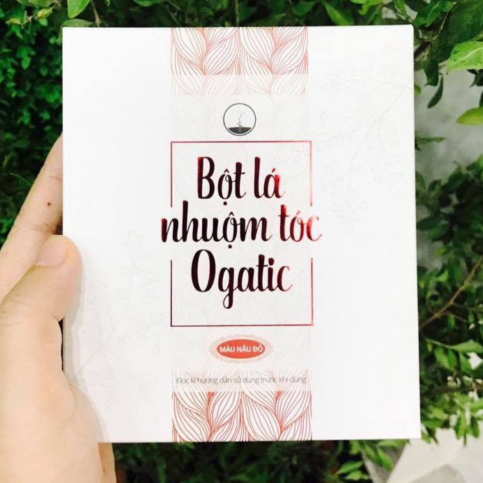 Bột Nhuộm Tóc Ogatic Mầu Nâu Hạt Dẻ