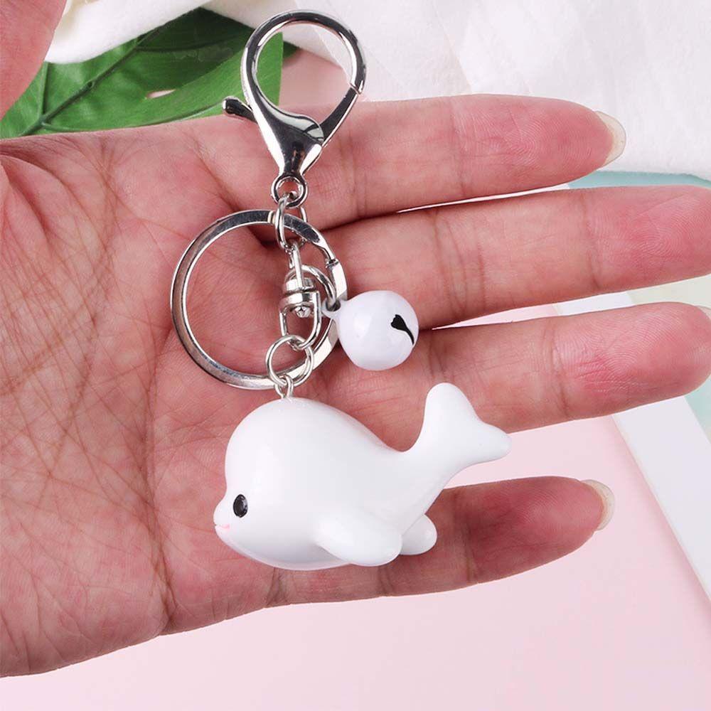 Móc Khóa Hình Cá Voi Xanh Dương Bằng Hợp Kim Độc Đáo Trang Trí Xe Hơi / Túi Xách