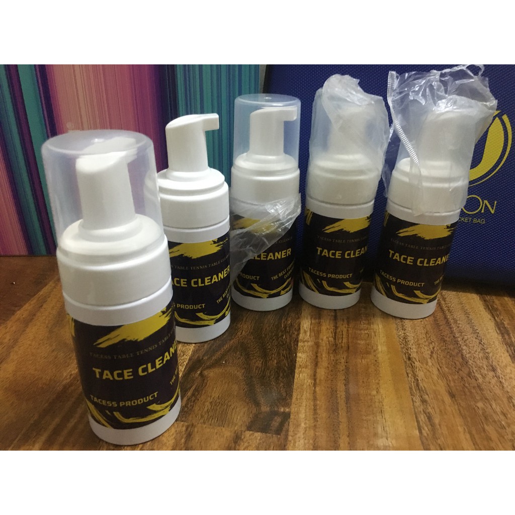 Chai vệ sinh mặt vợt dạng bọt Tace cleaner