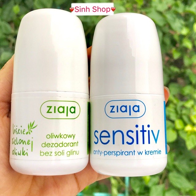 Lăn Khử Mùi Ziaja Diệt Khuẩn Chuyên Sâu 60ml (hàng nội địa balan)